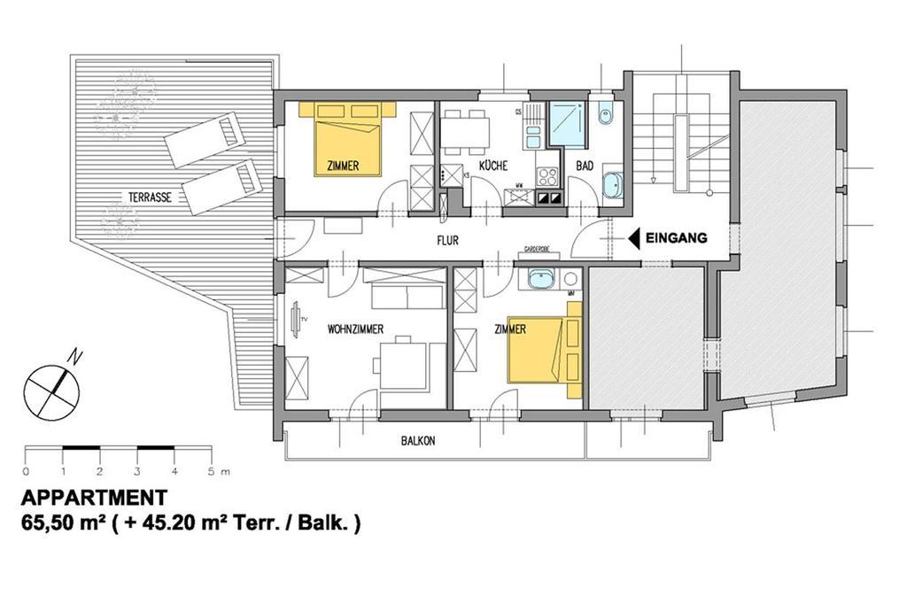 Appartement Dorfplatz Schruns Zimmer foto